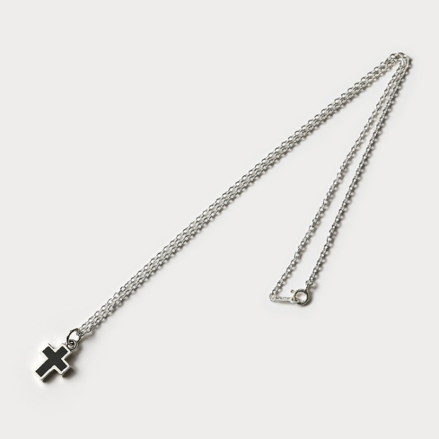 スモール ストーン クロス ペンダント ≪2mmアズキチェーン割引セット