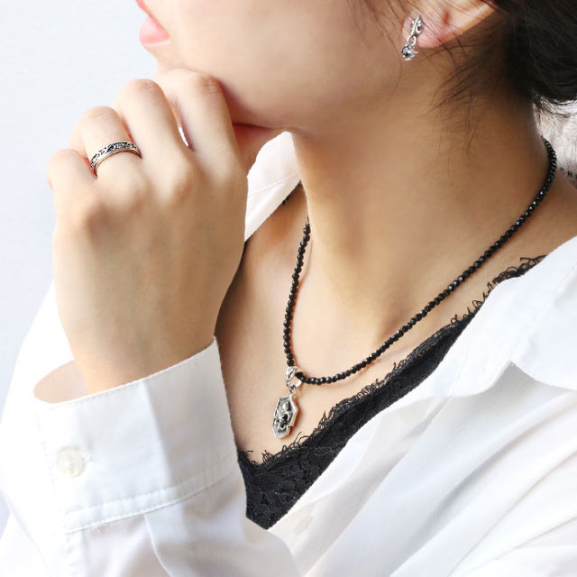 アラベスクストーンリング｜シルバーアクセサリー｜ラッピング無料