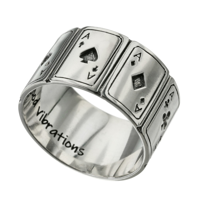 sakuto] 指輪 メンズ リング ステンレス トランプ スペード エース  