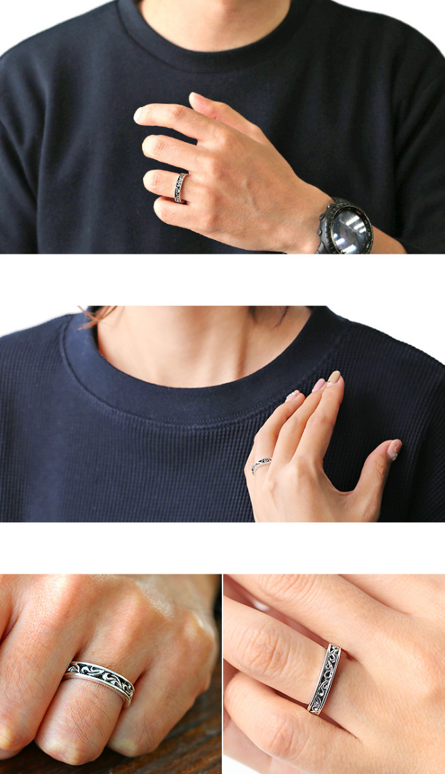 ペア販売】アラベスク ペアリング シルバー アクセサリー 指輪