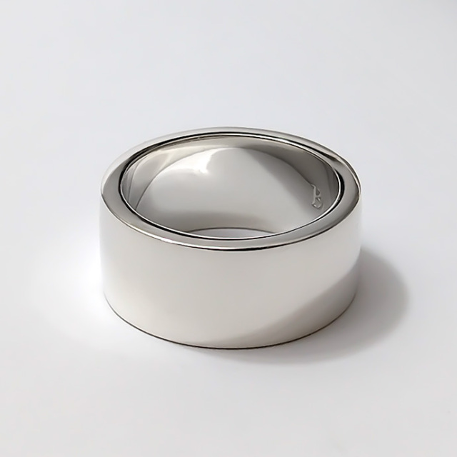 10mm幅】シンプル平打ちリング｜シルバーアクセサリー｜送料無料