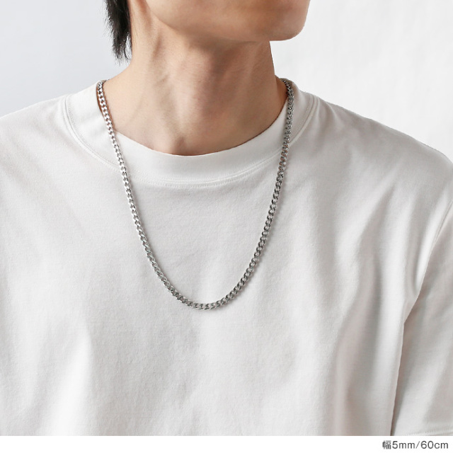 喜平 チェーン ネックレス メンズ レディース ステンレス 選べる