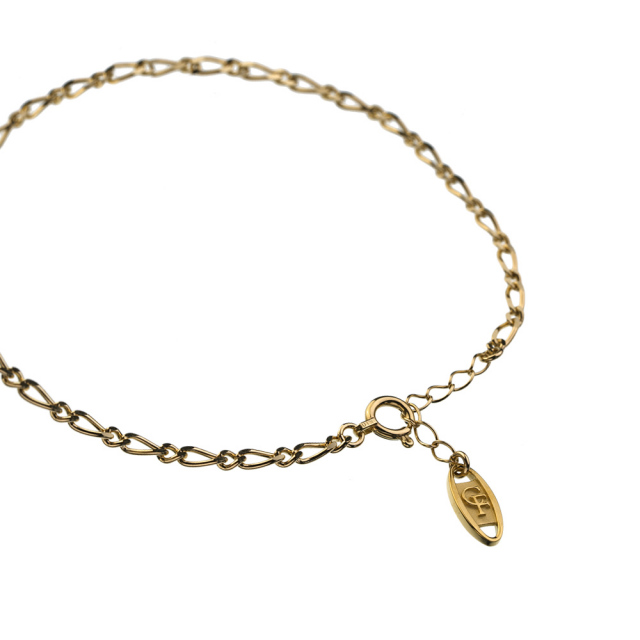 FLUI(フルイ) ブレスレット メンズ フィガロチェーンブレスレット FLUI (フルイ) ブランド フィガロチェーン ブレスレット メンズ