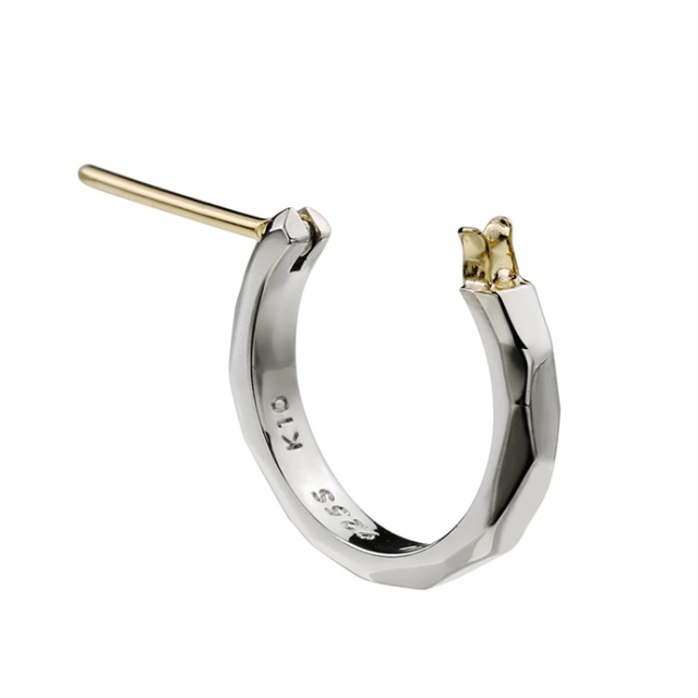 FLUI (フルイ) ブランド エングレイブTN フープピアス ピアス メンズ