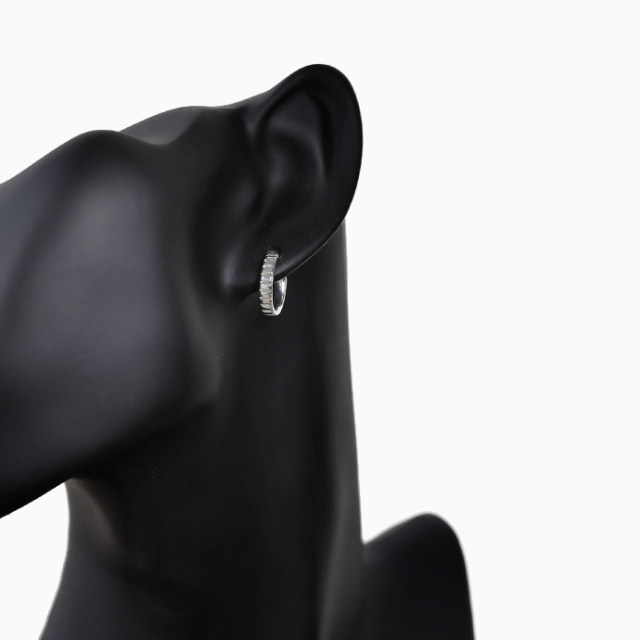 FLUI (フルイ) ブランド バケットカット フープピアス ピアス メンズ