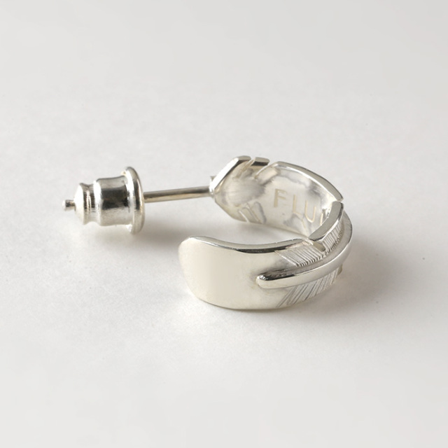 FLUI TWIST HOOP PIERCE シルバー925 Twist hoop pierce silver｜cross