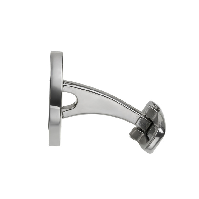 FLUI (フルイ) ブランド ラウンド フレーム オニキス カフス メンズ