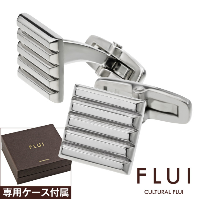 FLUI (フルイ) ブランド バゲット カット カフス メンズ アクセサリー