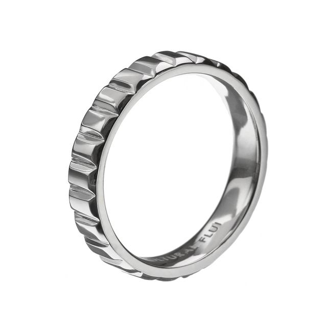 FLUI リング　ランダムカットインサイドゴールドリング FLUI フルイ RANDOM CUT INSIDE GOLD RING ランダムカットインサイドゴールド
