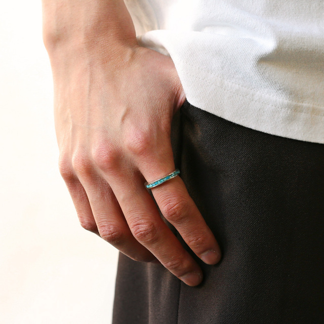 FLUI (フルイ) ブランド スリーピングビューティー ターコイズ リング
