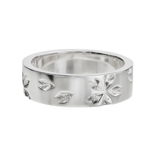 FLUI (フルイ) ブランド エッジ サクラ リング メンズ アクセサリー