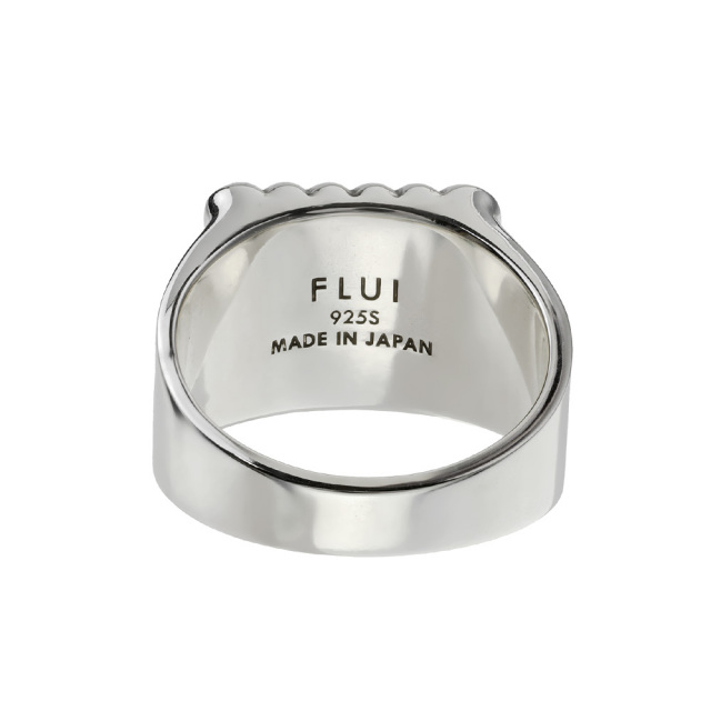 FLUI (フルイ) ブランド リヴュレット シグネット リング メンズ