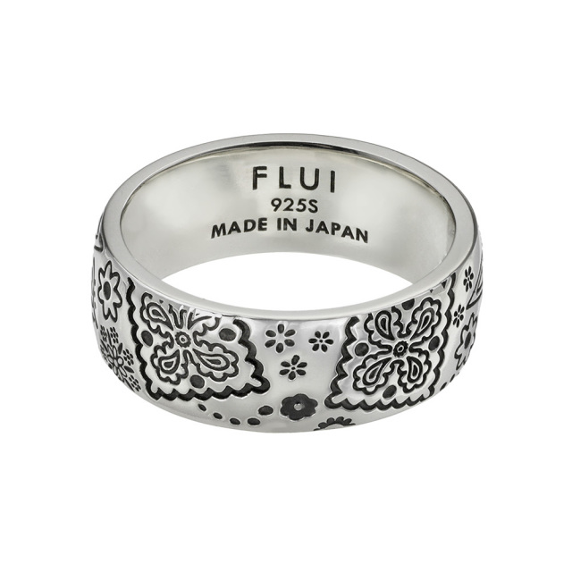FLUI (フルイ) ブランド リヴュレット リング 甲丸 メンズ