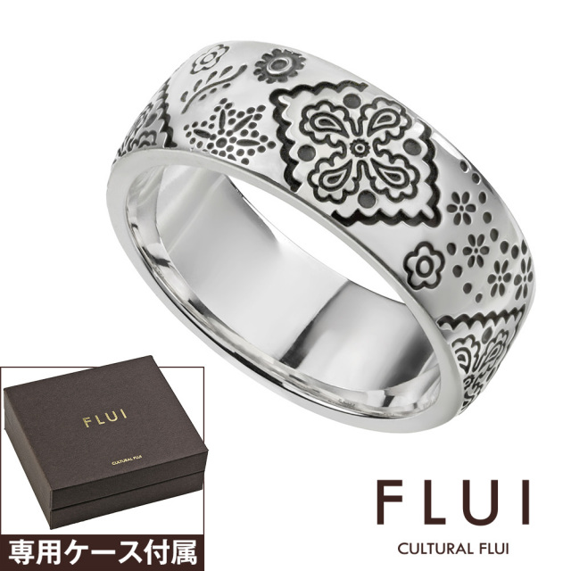 FLUI (フルイ) ブランド リヴュレット リング 甲丸 メンズ