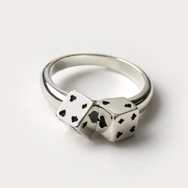 LITTLE DICE (リトルダイス) ブランド ダブル トランプ ダイス リング