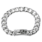 ダガー IDジョイント ブレスレット シルバー アクセサリー [シルバーブレスレット]