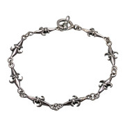 スモールフレアリンク ブレスレット シルバー アクセサリー [シルバーブレスレット]