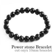 カットオニキス ブレスレット ≪10mm玉≫ パワーストーン 天然石
