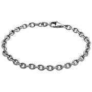 5mm アズキ チェーン ブレスレット シルバー アクセサリー [シルバーブレスレット]