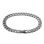 7.5mm 2面カット 喜平 ブレスレット シルバー アクセサリー [シルバーブレスレット]