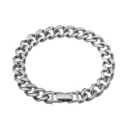 9.5mm 2面カット 喜平 ブレスレット シルバー925 アクセサリー [シルバーブレスレット]