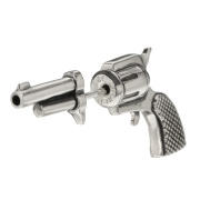 ピストル スタッドピアス シルバー アクセサリー ピアス メンズ ガン 銃 拳銃  ミニチュア [シルバーピアス] 片耳用(1個売り)