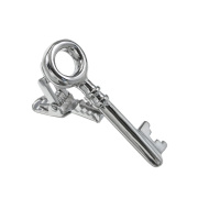 ネクタイピン キー ネクタイピン 鍵 メンズ アクセサリー クリップ タイピン 結婚式 入学 卒業 就職 祝い パーティー おもしろ ナロータイ 短い 短め