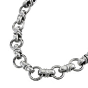 コネクト チェーン ネックレス シルバー アクセサリー デザインチェーン [シルバーチェーン]