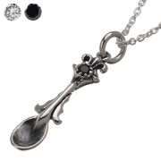 フレアスプーン ペンダント ≪トップのみ≫ メンズ ネックレス シルバー アクセサリー ミニチュア [シルバーペンダント]