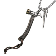 ペグ ハンマー ＆ ペグ ペンダント セット ≪トップのみ≫ メンズ ネックレス シルバー ブロンズ ブラス アクセサリー ミニチュア [シルバーペンダント]
