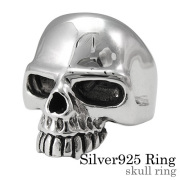 スカル リング シルバー アクセサリー 指輪 [シルバーリング]