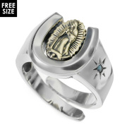 マリアメダイ イン ホースシュー リング メンズ 指輪 レディース シルバー925 アクセサリー メダイ 馬蹄 [シルバーリング]