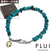FLUI (フルイ) ブランド ターコイズ ブレスレット メンズ アクセサリー CULTURAL FLUI カルトラルフルイ