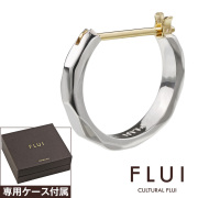 FLUI (フルイ) ブランド エングレイブTN フープピアス ピアス メンズ アクセサリー CULTURAL FLUI カルトラルフルイ 片耳用(1個売り)