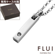 FLUI (フルイ) ブランド マイクロ ダイヤモンドスクエアー ペンダント メンズ アクセサリー CULTURAL FLUI カルトラルフルイ [シルバーペンダント] [ダイヤモンド]