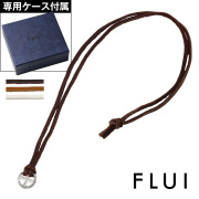 FLUI (フルイ) ブランド FLUI ホイール レザー ネックレス メンズ アクセサリー CULTURAL FLUI カルトラルフルイ [シルバーペンダント]