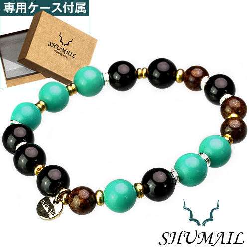 SHUMAIL (シュメール) ブランド ラウンドストーン ブレスレット
