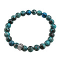 ブルー ジャスパー ブレスレット 天然石 パワーストーン メンズ