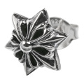 ラージ ヘキサグラム スター スタッドピアス メンズ シルバー ピアス アクセサリー 大きめ 星 六芒星 男性 [シルバーピアス] 片耳用(1個売り)