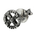 シルバーピアス (bae-0902) シルバー アクセサリー メンズホイール[シルバーピアス] 片耳用 (1個売り)