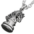 チェスピース ナイト ペンダント ≪トップのみ≫ 馬 メンズ ネックレス シルバー アクセサリー ミニチュア [シルバーペンダント]