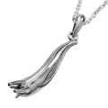 ナメクジ ペンダント ≪2mmアズキチェーン≫ メンズ ネックレス アクセサリー ユニーク 蛞蝓 なめくじ [シルバーペンダント]