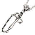 チェーンダガー ペンダント ≪トップのみ≫ ソード メンズ ネックレス シルバー アクセサリー ミニチュア [シルバーペンダント]