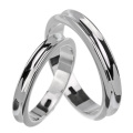 【有料刻印可能】 【ペア販売】 シンプル 逆甲丸 ペアリング シルバー アクセサリー 指輪 [シルバーリング] リング