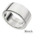 【有料刻印可能】10mm幅 シンプル 平打ち リング メンズ 指輪 メンズ レディース 幅広 太め 鏡面 フラット 定番 シルバー925 アクセサリー[シルバーリング]