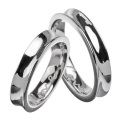 【ペア販売】インサイド ラブ ジルコニア ペアリング シルバー アクセサリー 指輪 [シルバーリング] リング