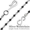 アングルフック ウォレットチェーン シルバー アクセサリー 925 [シルバーウォレットチェーン]