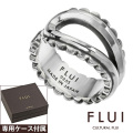 FLUI (フルイ) ブランド リヴュレット エッジ リング メンズ アクセサリー ペイズリー CULTURAL FLUI カルトラルフルイ [シルバーリング]
