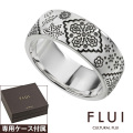 FLUI (フルイ) ブランド リヴュレット リング 甲丸 メンズ アクセサリー ペイズリー CULTURAL FLUI カルトラルフルイ [シルバーリング]