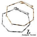 【ペア販売】zanipolo terzini (ザニポロタルツィーニ) ツイストスティック ペア ブレスレット ステンレス アクセサリー [ステンレスブレスレット]